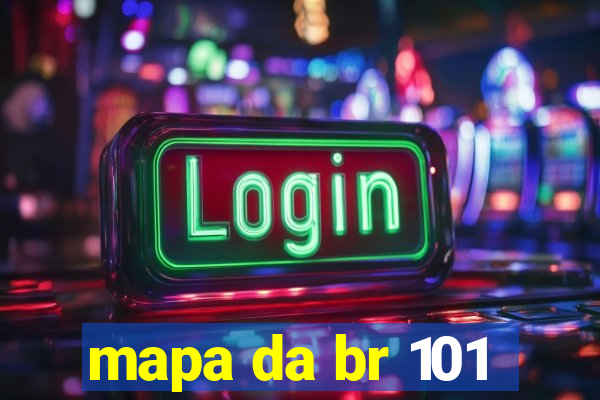 mapa da br 101